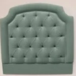 buttoned plain border headboard topline furniture style finish 500