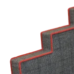 capped border headboard topline furniture style finish custom 250425 500